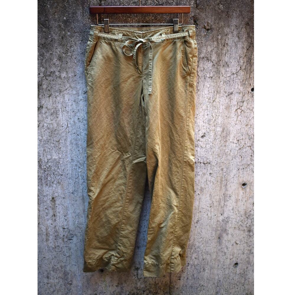 J.Crew City Fit Linen Blend Drawstring Pants – Khaki, Size 4